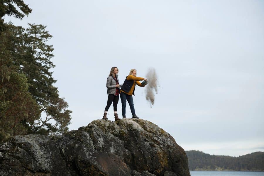 Scatter Ashes on a Beach